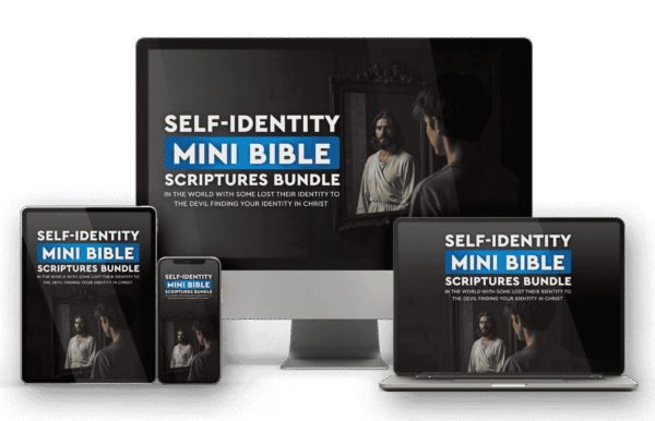 Self-Identity Mini Bible Bundle — 52 Scriptures, 52 Prayers, 52 Quotes + Step-by-Step Guide