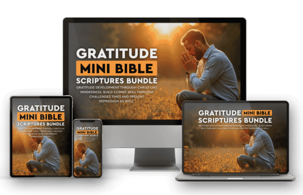 🌼 Gratitude Mini Bible Bundle — 40 Scriptures, Prayers, Quotes + Step-by-Step Guide